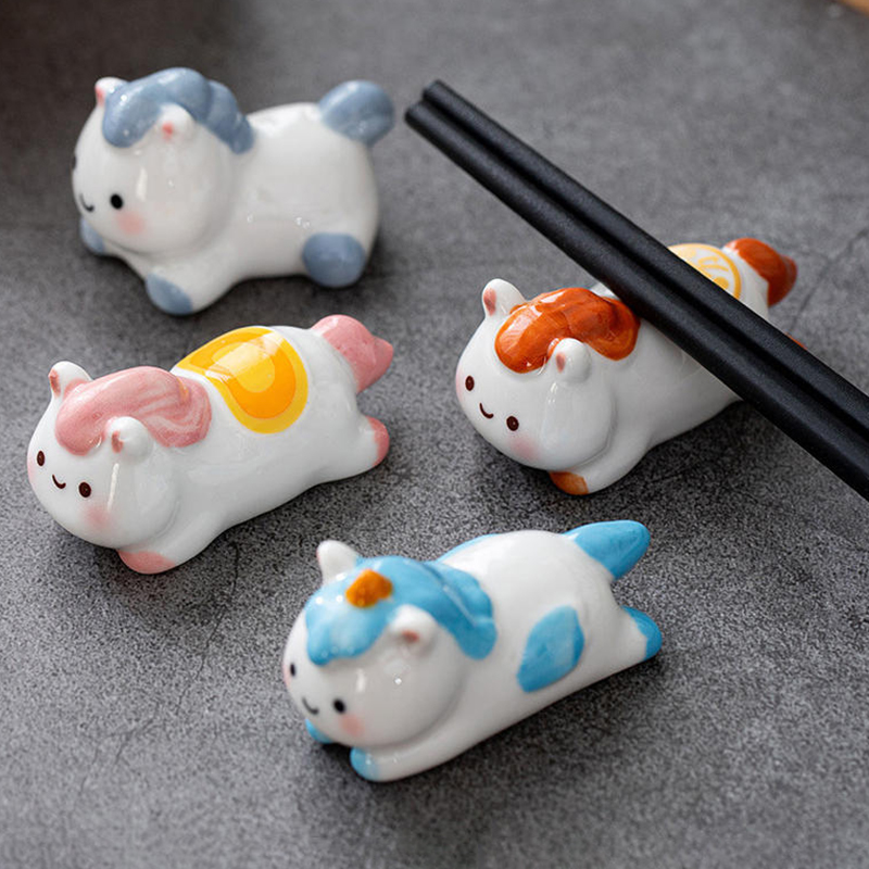 Chopstick Rest Ceramic - Support et supports de repose-baguettes cheval