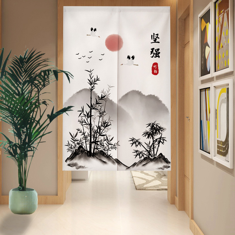 Rideau de porte chinois avec s - Noren Curtain Doorway avis et prix