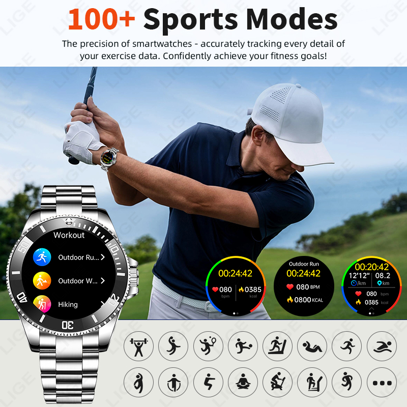 Montre connectée LIGE, nouveau - Japanese Lifestyle Called avis et prix