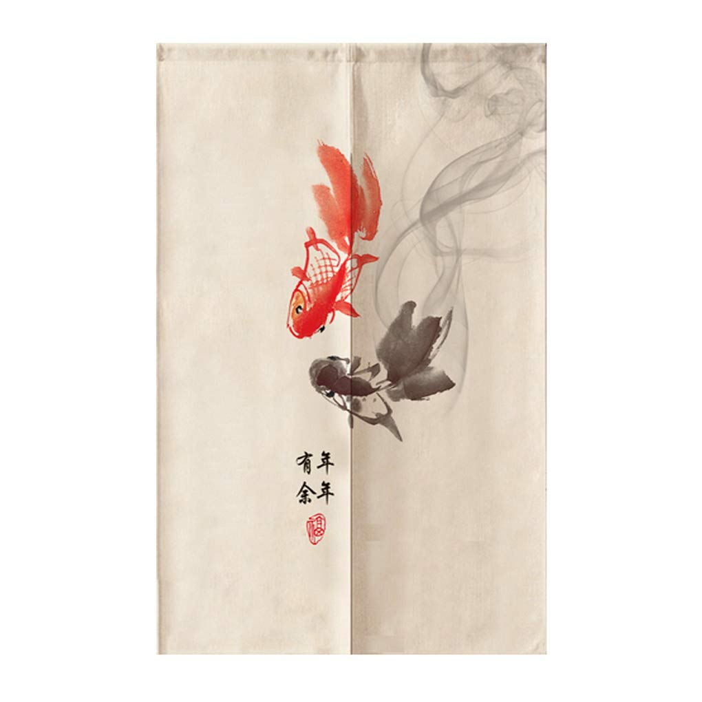 Rideau Noren japonais de poiss - Noren Curtain Doorway avis et prix